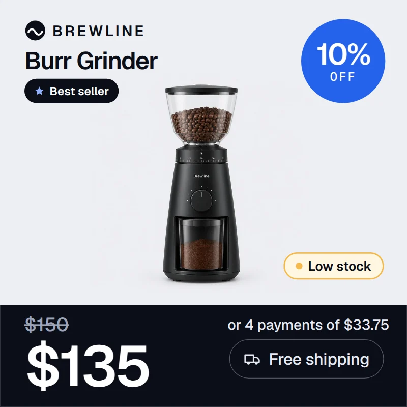 Burr grinder dynamic ad